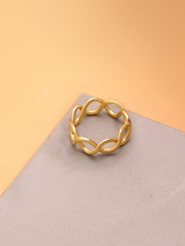 6 Statement Ring (Set of 6 Adjustable  Rings)