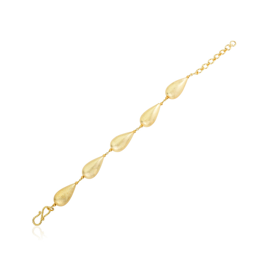 Golden Water Drops Bracelet