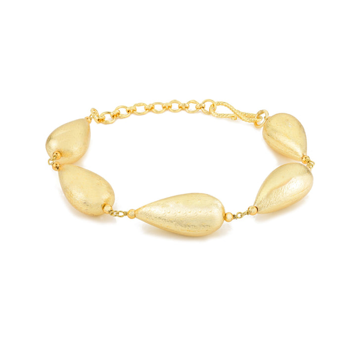 Golden Water Drops Bracelet